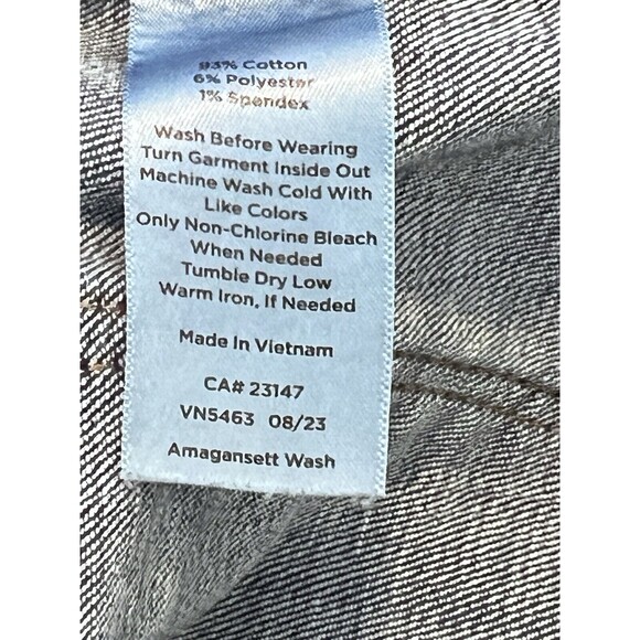 Womens Talbots Jeans Sz 8 Straight Leg Stretch Denim - Picture 6 of 10